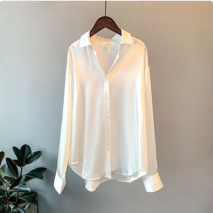 Olivia - Women's Satin shirt